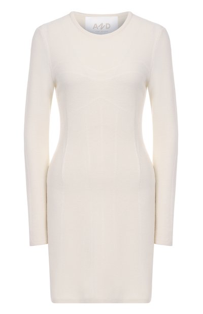 Женское платье из шерсти и вискозы AND THE BRAND, арт. W26-D050-1202-101