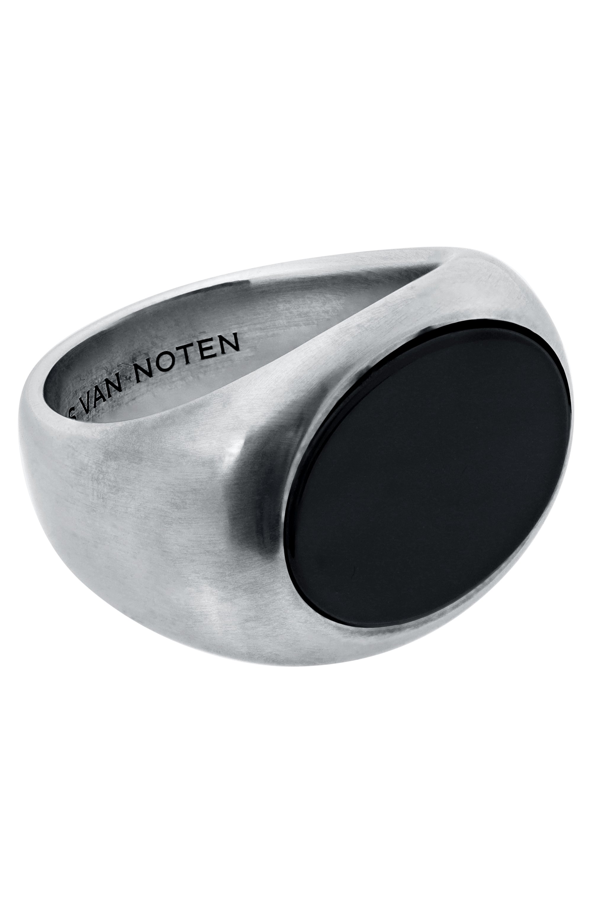 Кольцо DRIES VAN NOTEN черного цвета по цене 42650 руб., арт. 251-028202-092, фото 1 Кольцо DRIES VAN NOTEN, арт. 251-028202-092, фото 1