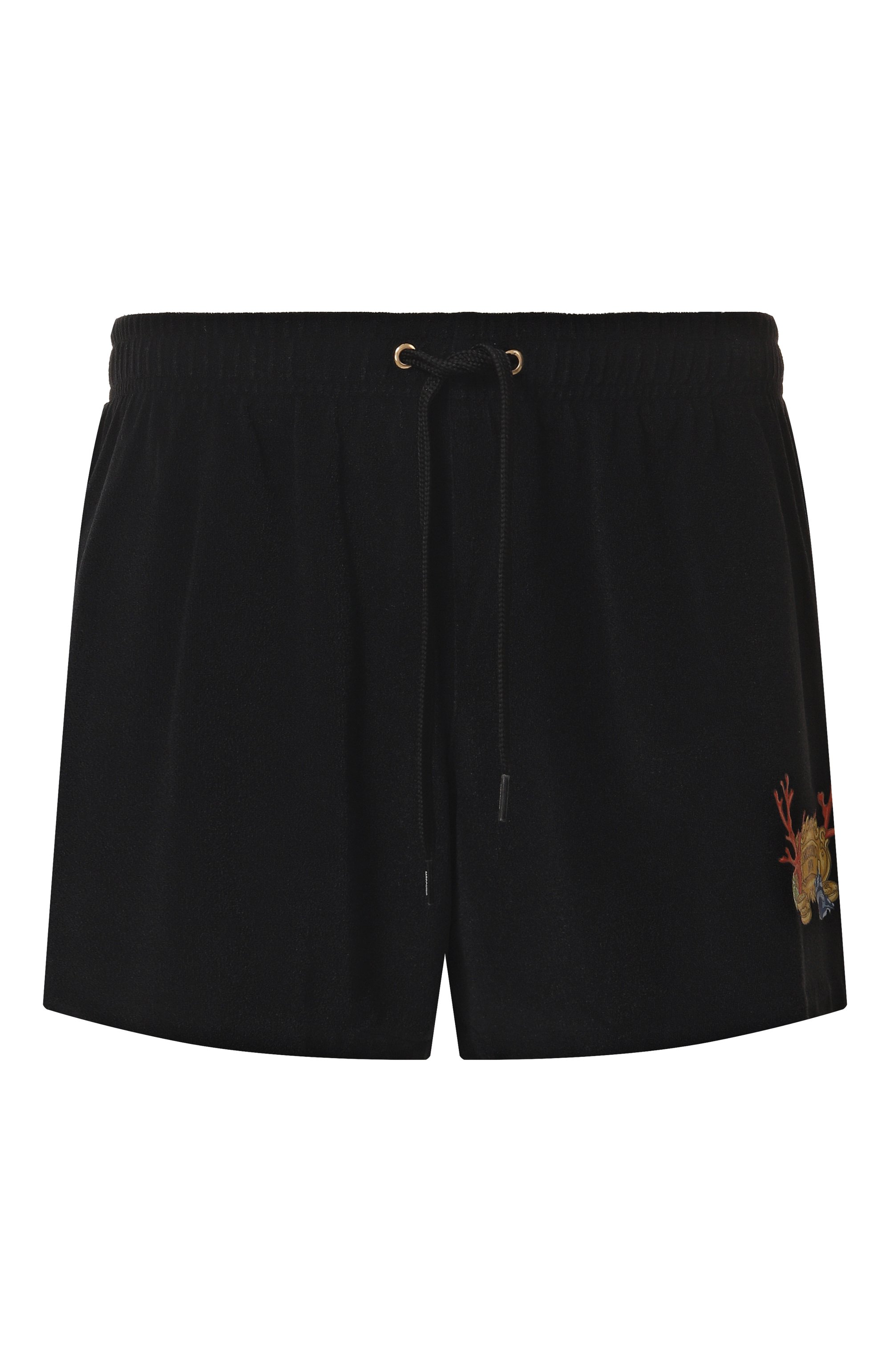 Плавки-шорты MOSCHINO черного цвета по цене 14850 руб., арт. A4238/9303, фото 1 Плавки-шорты MOSCHINO, арт. A4238/9303, фото 1