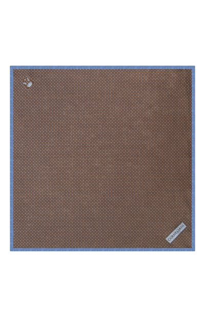 Льняной платок CORNELIANI коричневого цвета по цене 8995 руб., арт. 87UF22-1120399/00, фото 3 Льняной платок CORNELIANI, арт. 87UF22-1120399/00, фото 3