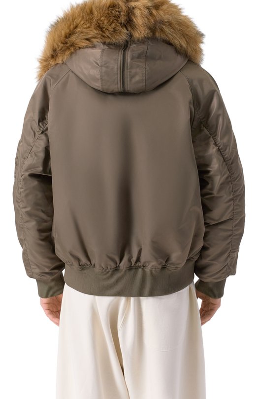 Утепленный бомбер HUGO 50546230 Серый  50546230 Фото 4