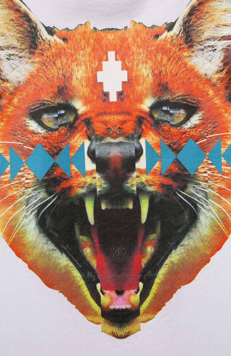 Детская хлопковая футболка MARCELO BURLON KIDS OF MILAN белого цвета, арт. CBAA002F21JER011 | Фото 3 (Материал внешний: Хлопок; Рукава: Короткие; Мальчики Кросс-КТ: Футболка-одежда; Материал сплава: Проставлено; Региональные ограничения белый список (Axapta Mercury): Не проставлено; Драгоценные камни: Проставлено; Ростовка одежда: 10 - 11 лет | 140 - 146см, 12 лет | 152 см, 6 лет | 116 см, 8 лет | 128 см)
