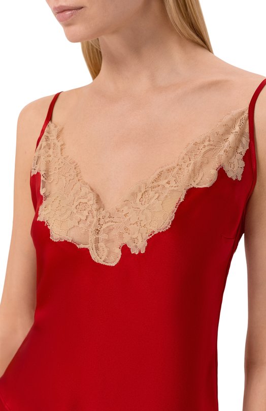 Шелковый топ Kiki De Montparnasse H252CM003 Красный  H252CM003 Фото 5