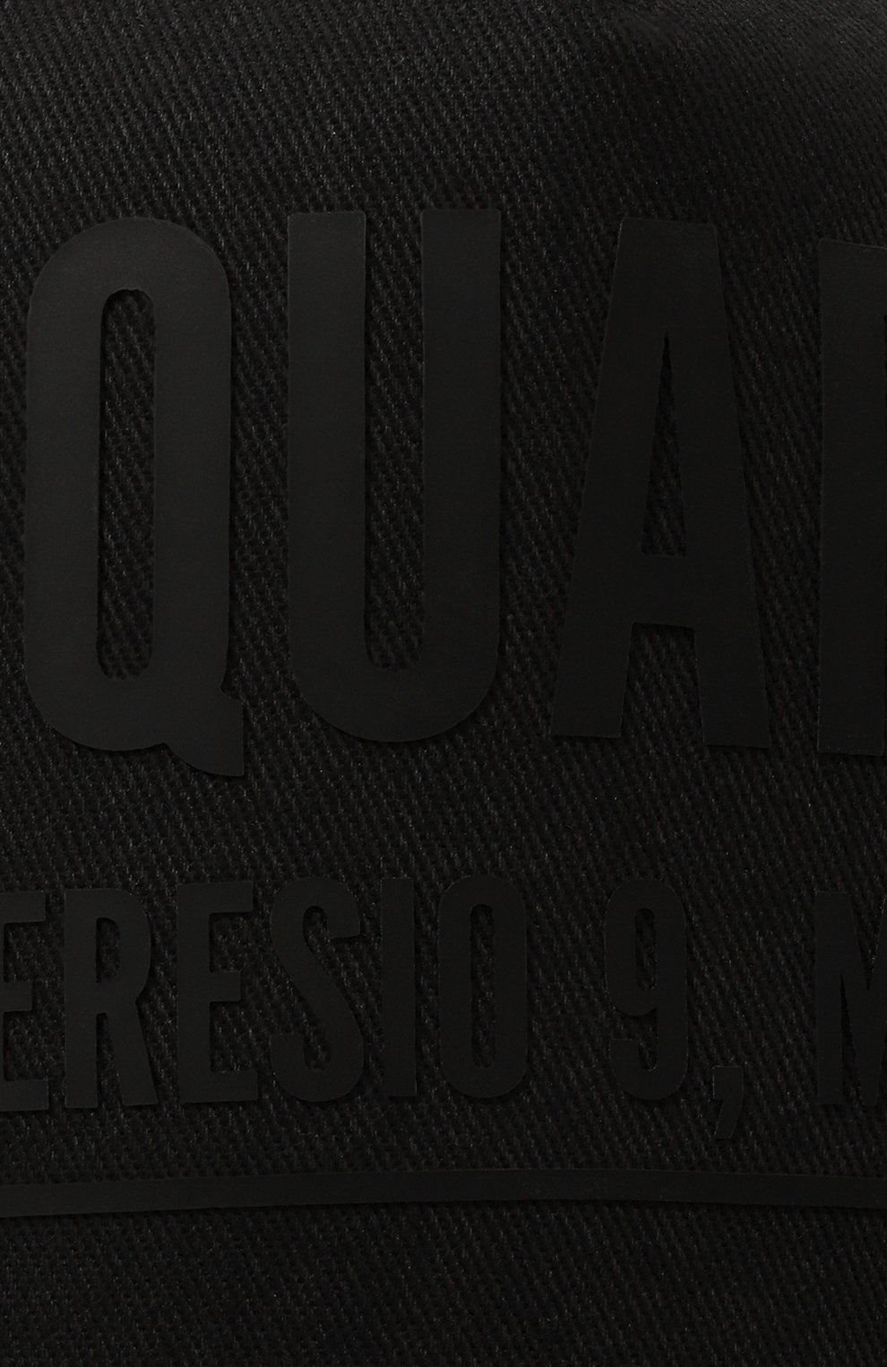 Хлопковая бейсболка DSQUARED2 черного цвета по цене 23650 руб., арт. BCM0531 05C00001, фото 3 Хлопковая бейсболка DSQUARED2, арт. BCM0531 05C00001, фото 3