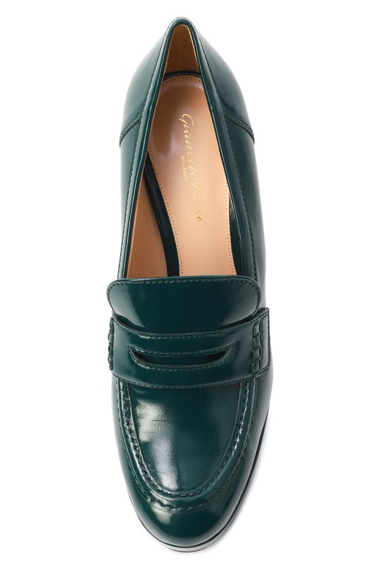 Кожаные туфли Hadden 105 Gianvito Rossi G25356.70RIC.NUIMALA Зелёный  G25356.70RIC.NUIMALA Фото 6