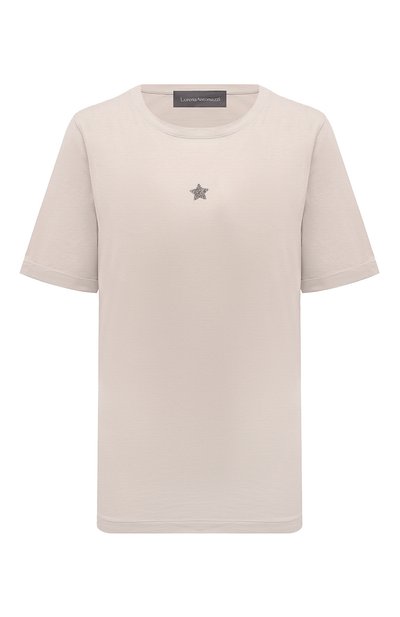 Женская хлопковая футболка LORENA ANTONIAZZI, арт. TS24AP/9999