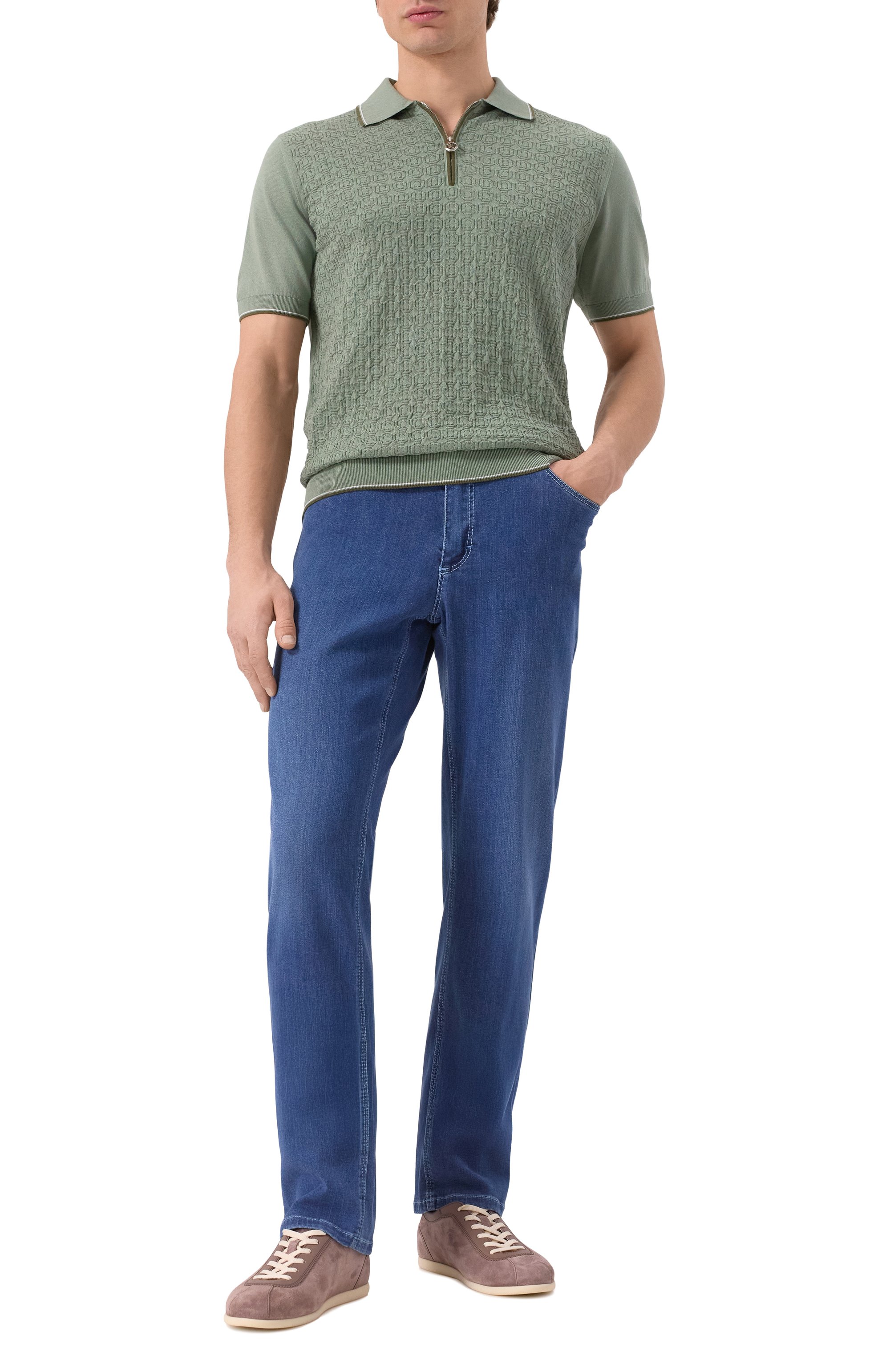 Замшевые кеды BRUNELLO CUCINELLI, арт. MZUSIGD331, фото 2