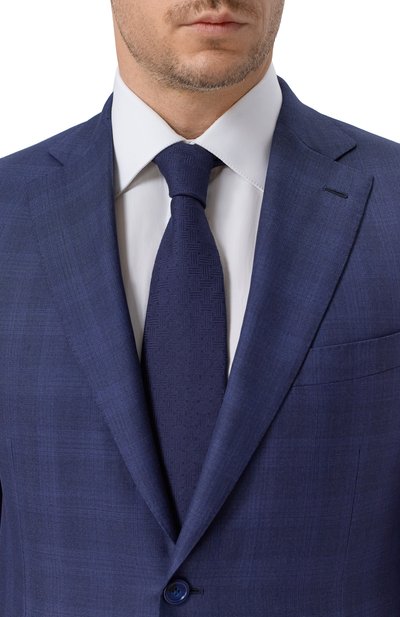 Галстук из шелка и хлопка ZILLI, арт. CRAV02M0614VNJQ00, фото 2