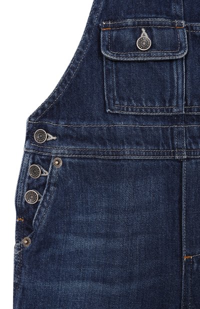 Джинсовый комбинезон DOLCE & GABBANA темно-синего цвета по цене 71950 руб., арт. L45P26/LDD77, фото 3 Джинсовый комбинезон DOLCE & GABBANA, арт. L45P26/LDD77, фото 3