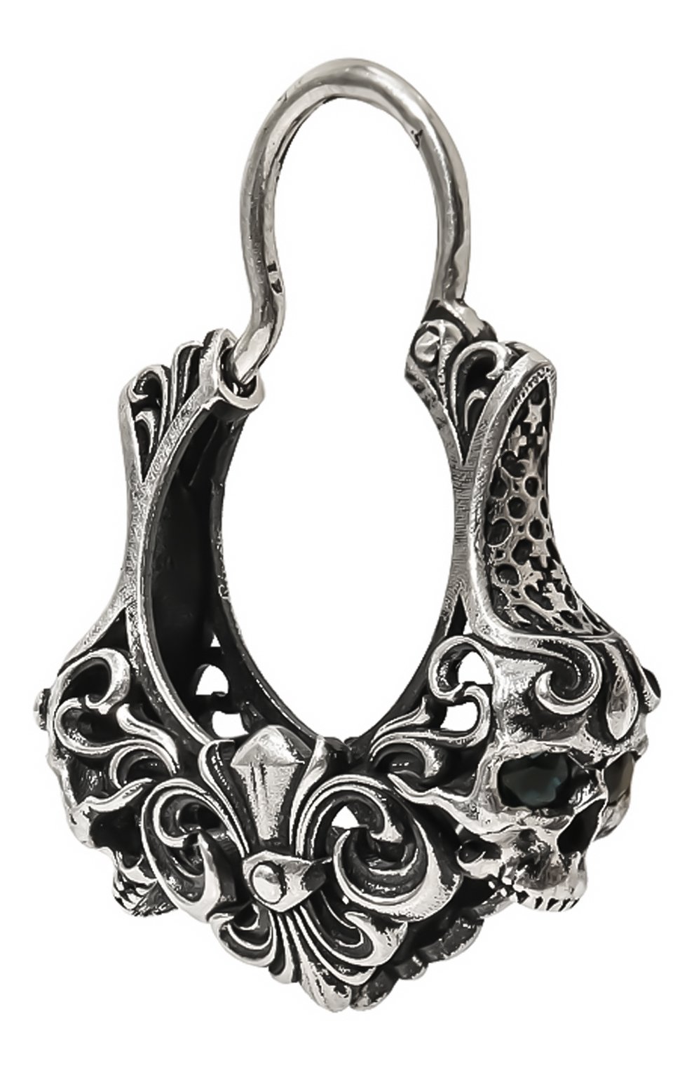 Серебряная моносерьга дозорные GL JEWELRY серебряного цвета по цене 13550 руб., арт. GL200013-S97-321, фото 2 Серебряная моносерьга дозорные GL JEWELRY, арт. GL200013-S97-321, фото 2