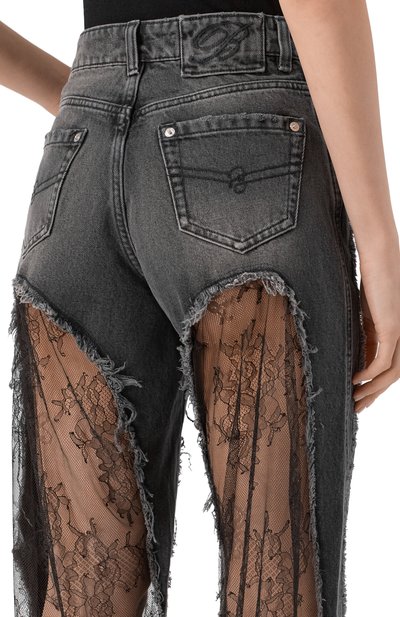 Джинсы BLUMARINE темно-серого цвета по цене 108500 руб., арт. 2J217A, фото 5 Джинсы BLUMARINE, арт. 2J217A, фото 5