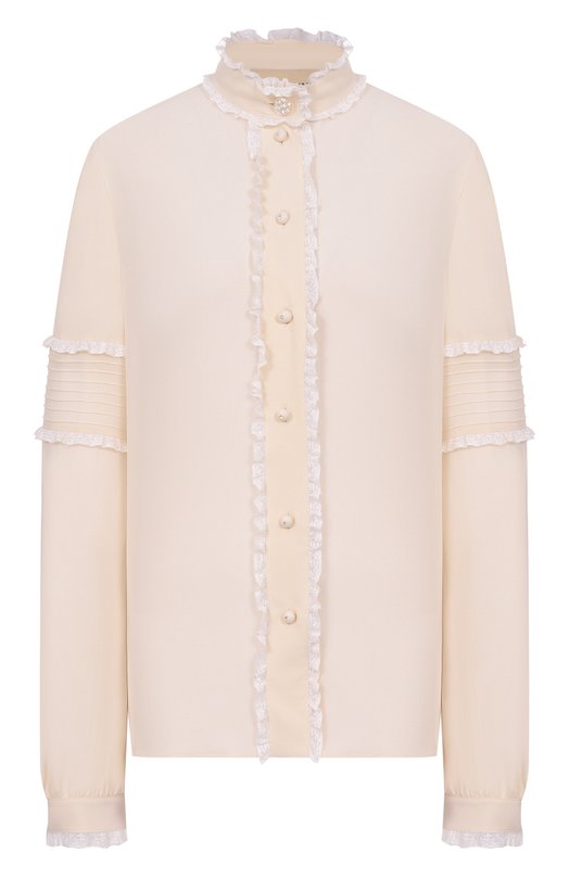 Шелковая блузка Valentino 8B3AB890/21B Бежевый 8B3AB890/21B