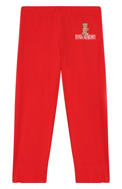 Комплект из футболки и брюк MOSCHINO красного цвета по цене 22000 руб., арт. HCG00D/LBA00_001, фото 4 Комплект из футболки и брюк MOSCHINO, арт. HCG00D/LBA00_001, фото 4