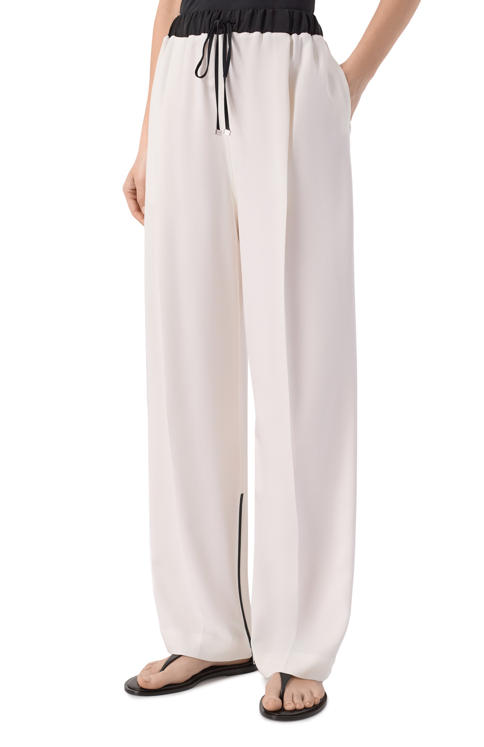 Шелковые брюки KITON, арт. D61105K0942H, фото 3