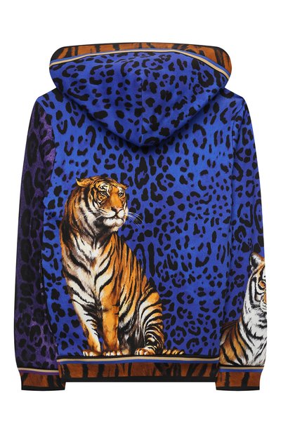 Хлопковая толстовка DOLCE & GABBANA разноцветного цвета по цене 44250 руб., арт. L4SW24/G7C0N/2-6, фото 2 Хлопковая толстовка DOLCE & GABBANA, арт. L4SW24/G7C0N/2-6, фото 2