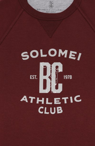 Хлопковый свитшот BRUNELLO CUCINELLI, арт. BW863E193A, фото 3