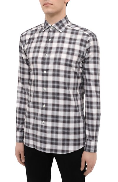 Хлопковая рубашка ZEGNA, арт. UVX21/SRF5, фото 3