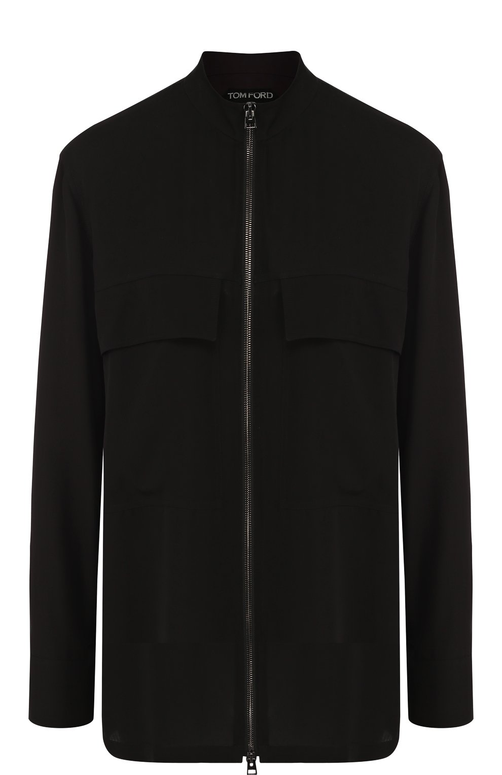 Удлиненный бомбер на молнии с воротником-стойкой TOM FORD, арт. CA3098-FAX335, фото 1