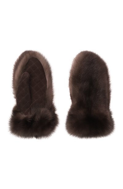 Меховые варежки из соболя BLACK SABLE, арт. BS-ACSFV-EB, фото 3