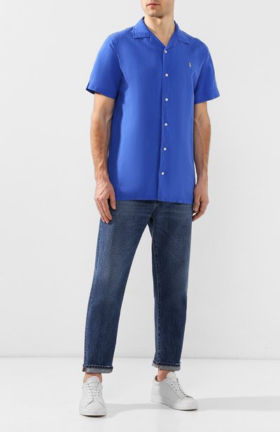 Рубашка из смеси льна и хлопка POLO RALPH LAUREN, арт. 710742190, фото 2