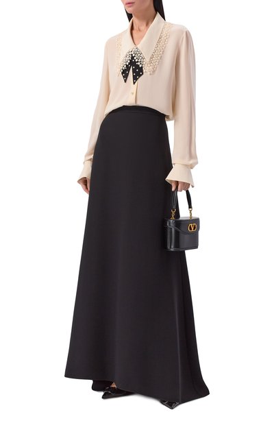 Шелковая юбка VALENTINO, арт. 8B3RAEN7/1MM, фото 2