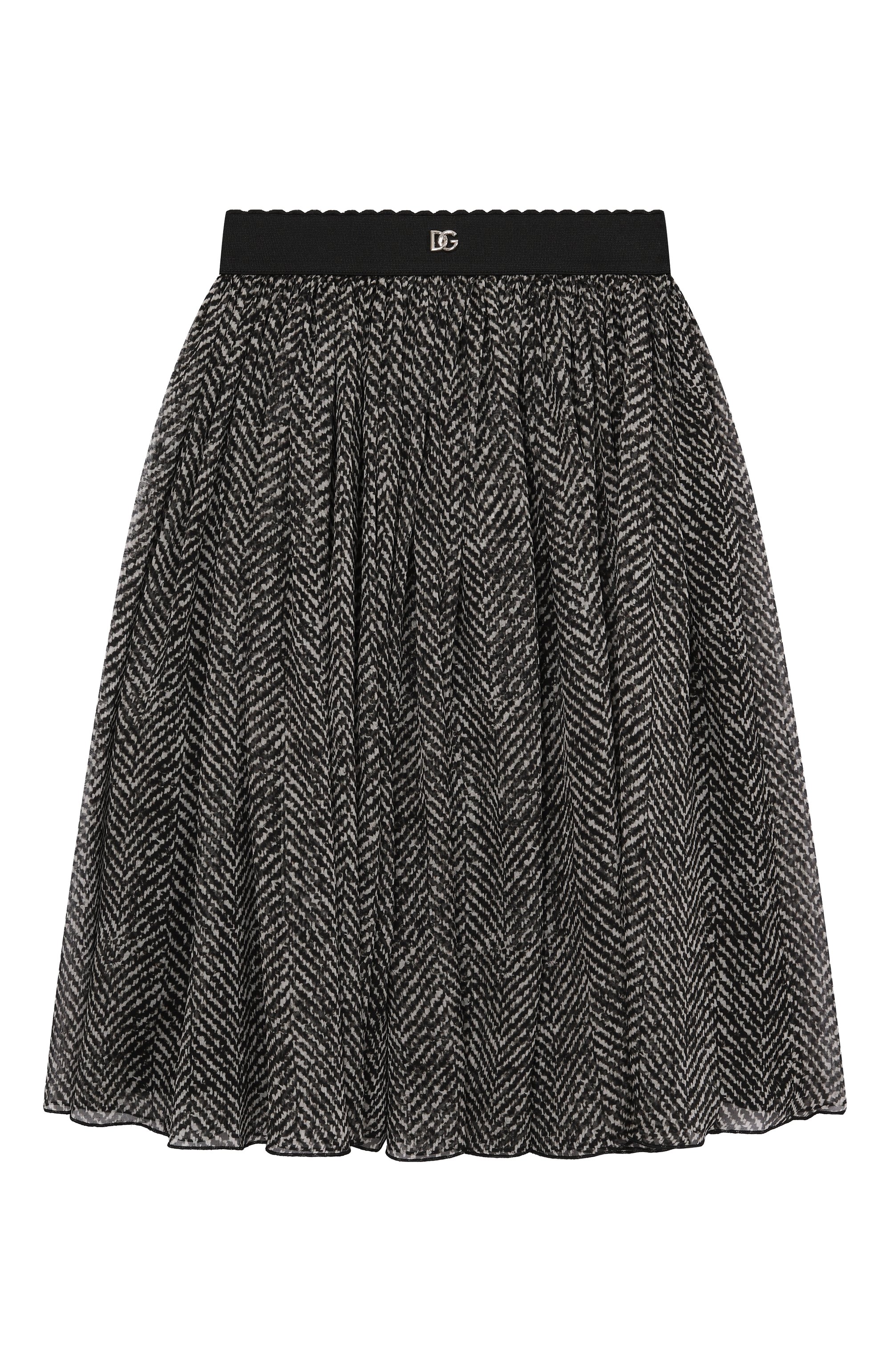 Шелковая юбка DOLCE & GABBANA, арт. L55I00/IS1ZN, фото 1