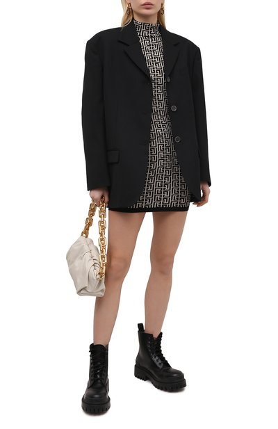 Платье из шерсти и вискозы BALMAIN, арт. VF0R8071/K253, фото 2