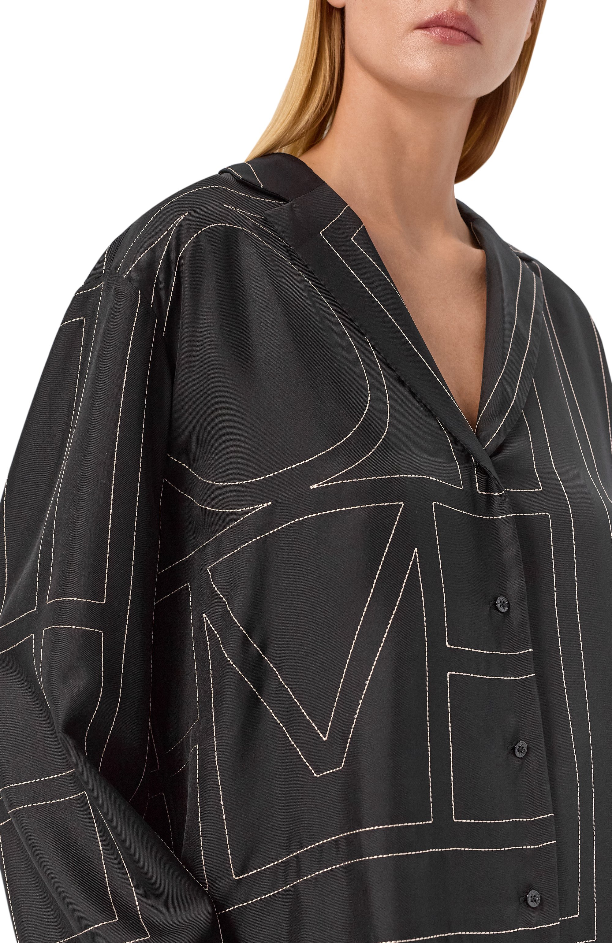 Шелковая рубашка TOTEME, арт. 213-755-707, фото 5