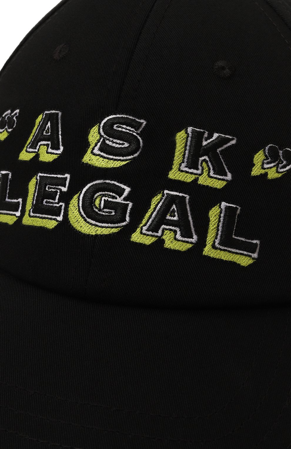 Хлопковая бейсболка OFF-WHITE, арт. 0WLB045W24FAB001, фото 4