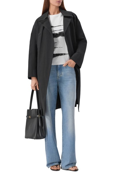 Хлопковая футболка MAX MARA STUDIO, арт. MSTPIACERE, фото 2