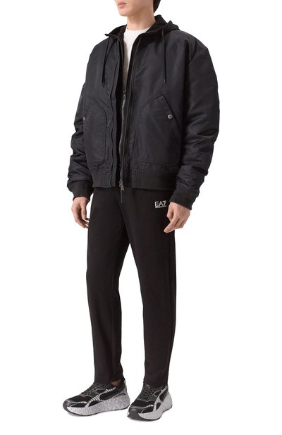 Хлопковые брюки EA7, арт. 8NPP65/PJVRZ, фото 2