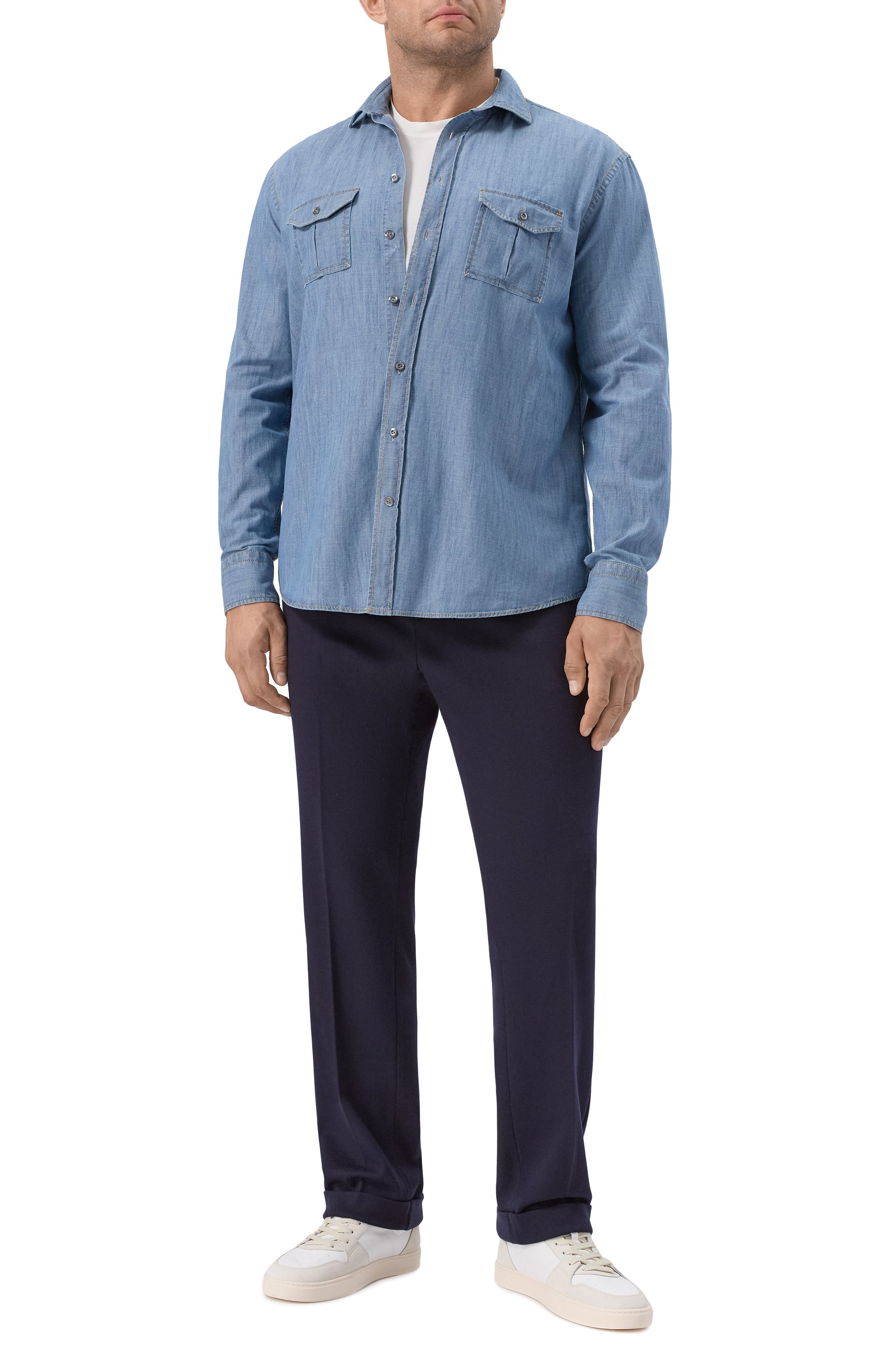 Джинсовая рубашка VAN LAACK, арт. VL-RIK0S2-P0SFWK/155352/3XL-6XL, фото 2