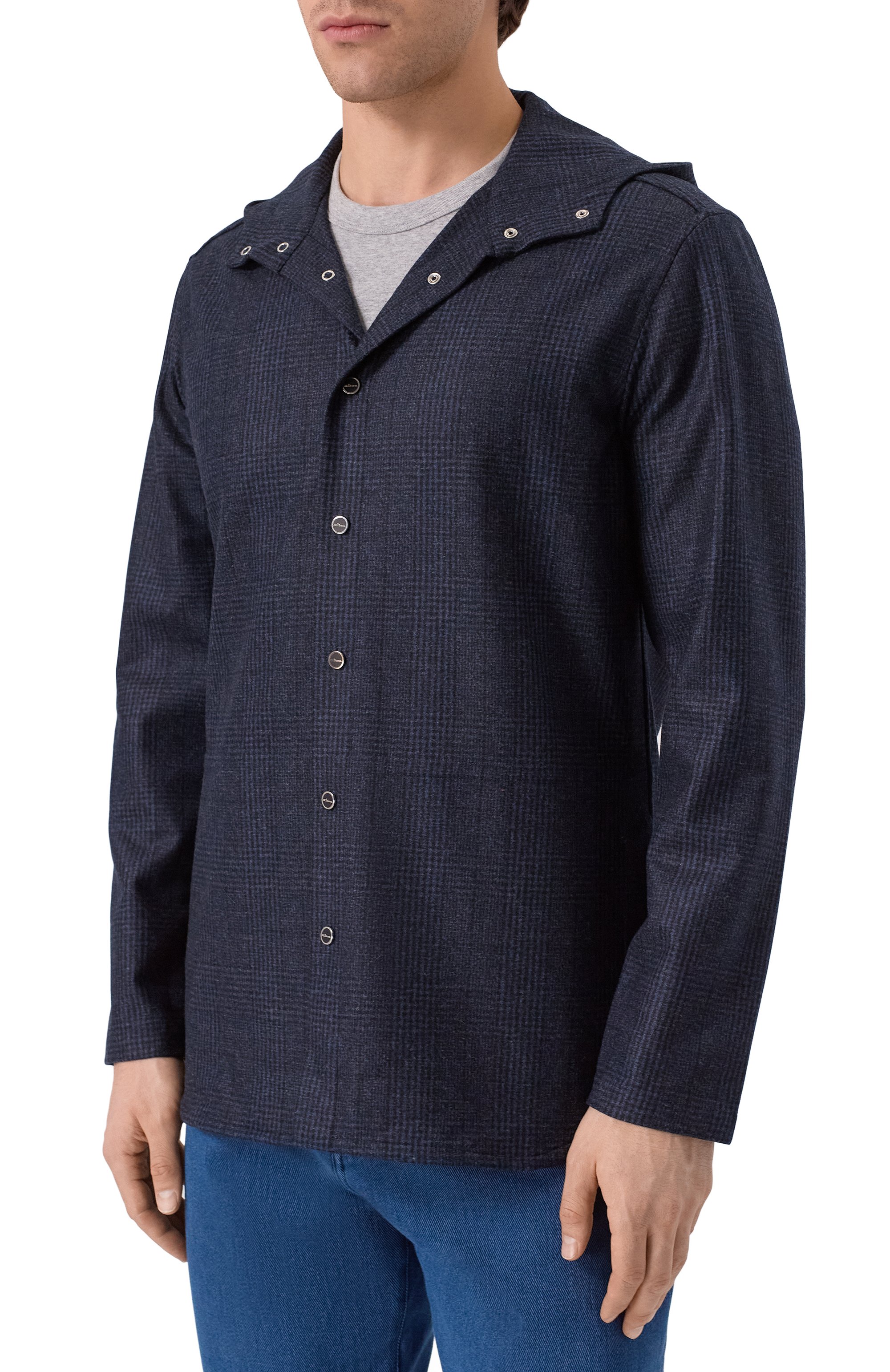 Шерстяная рубашка KITON, арт. UMCPETEK0127G07, фото 3