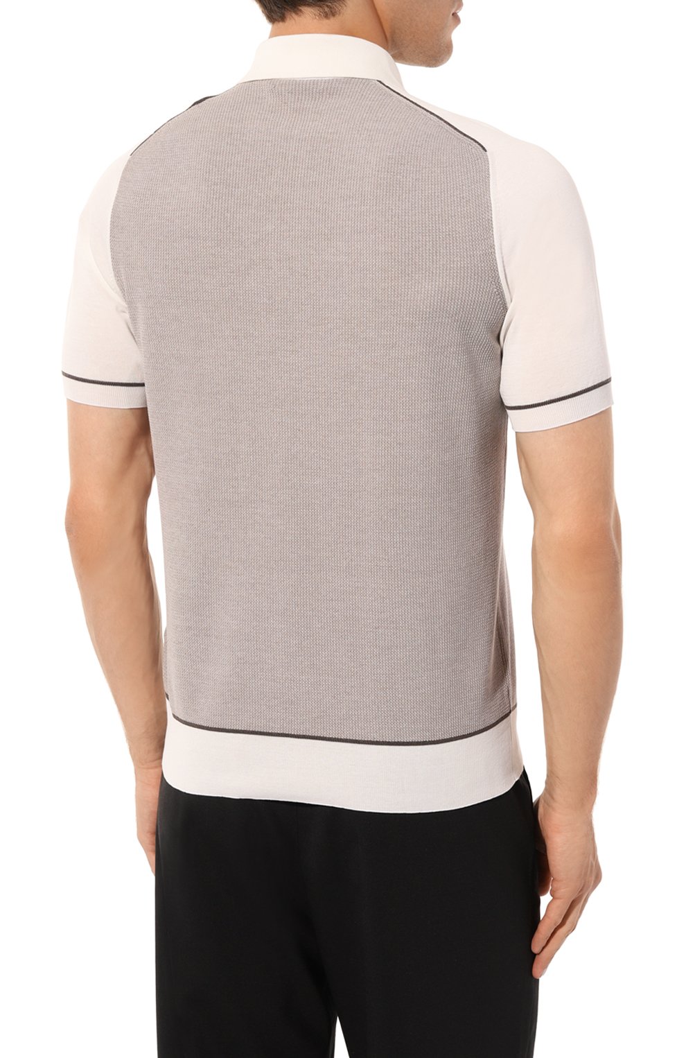 Поло из шелка и хлопка STEFANO RICCI, арт. K616320P31/F23131, фото 4