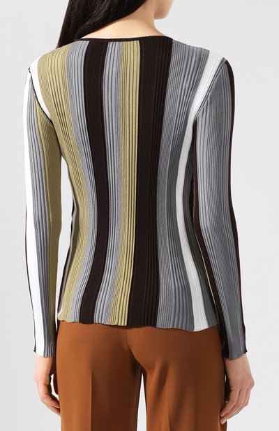 Хлопковый пуловер LOEWE, арт. S540333XB0, фото 4