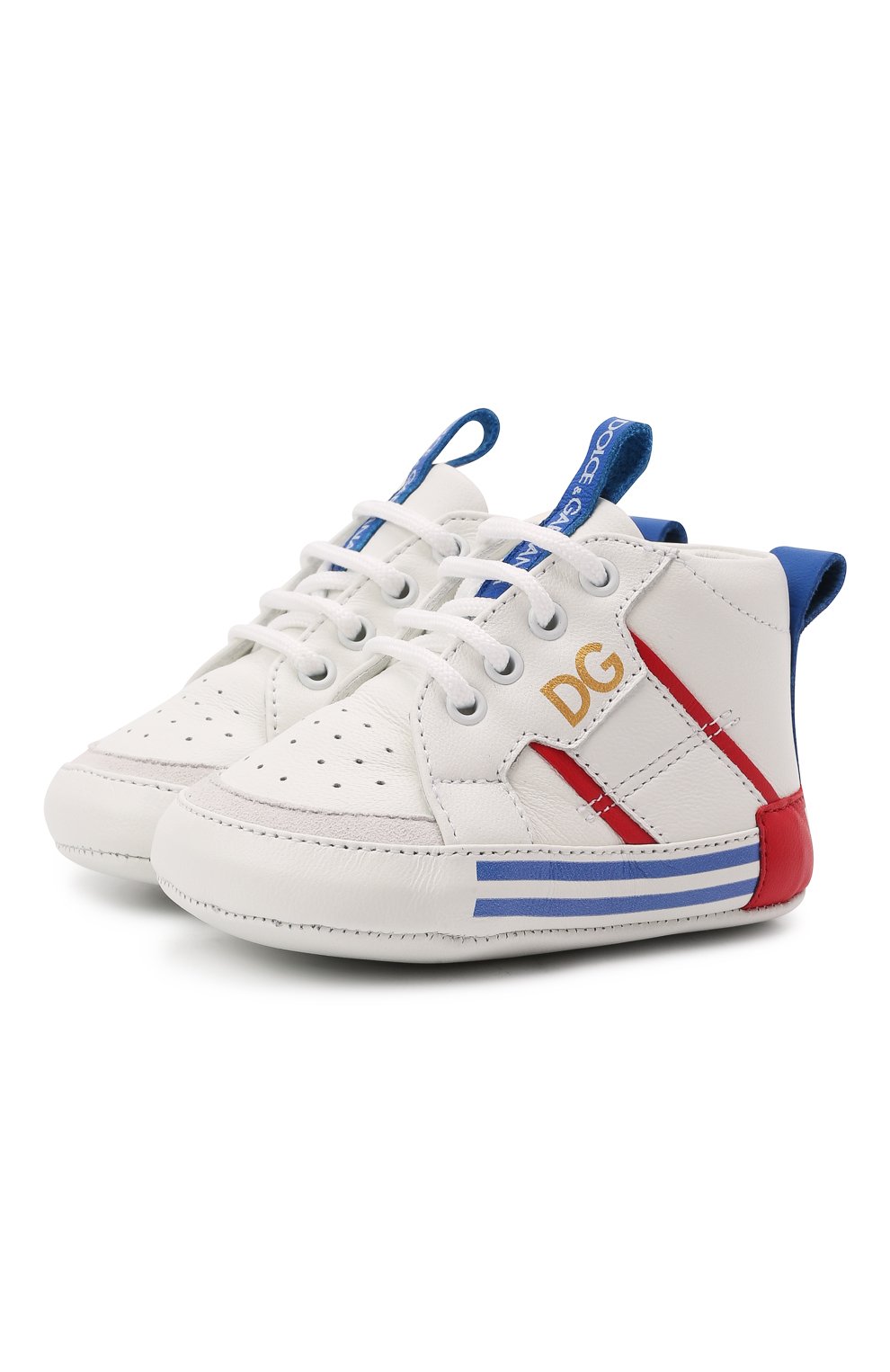 Кожаные кроссовки DOLCE & GABBANA, арт. DK0131/AH628, фото 1