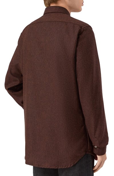 Шерстяная рубашка KITON, арт. UMCBUBAK0167G05, фото 4