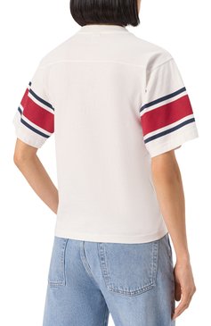 Хлопковая футболка SPORTY AND RICH, арт. T0039606037WH41, фото 4