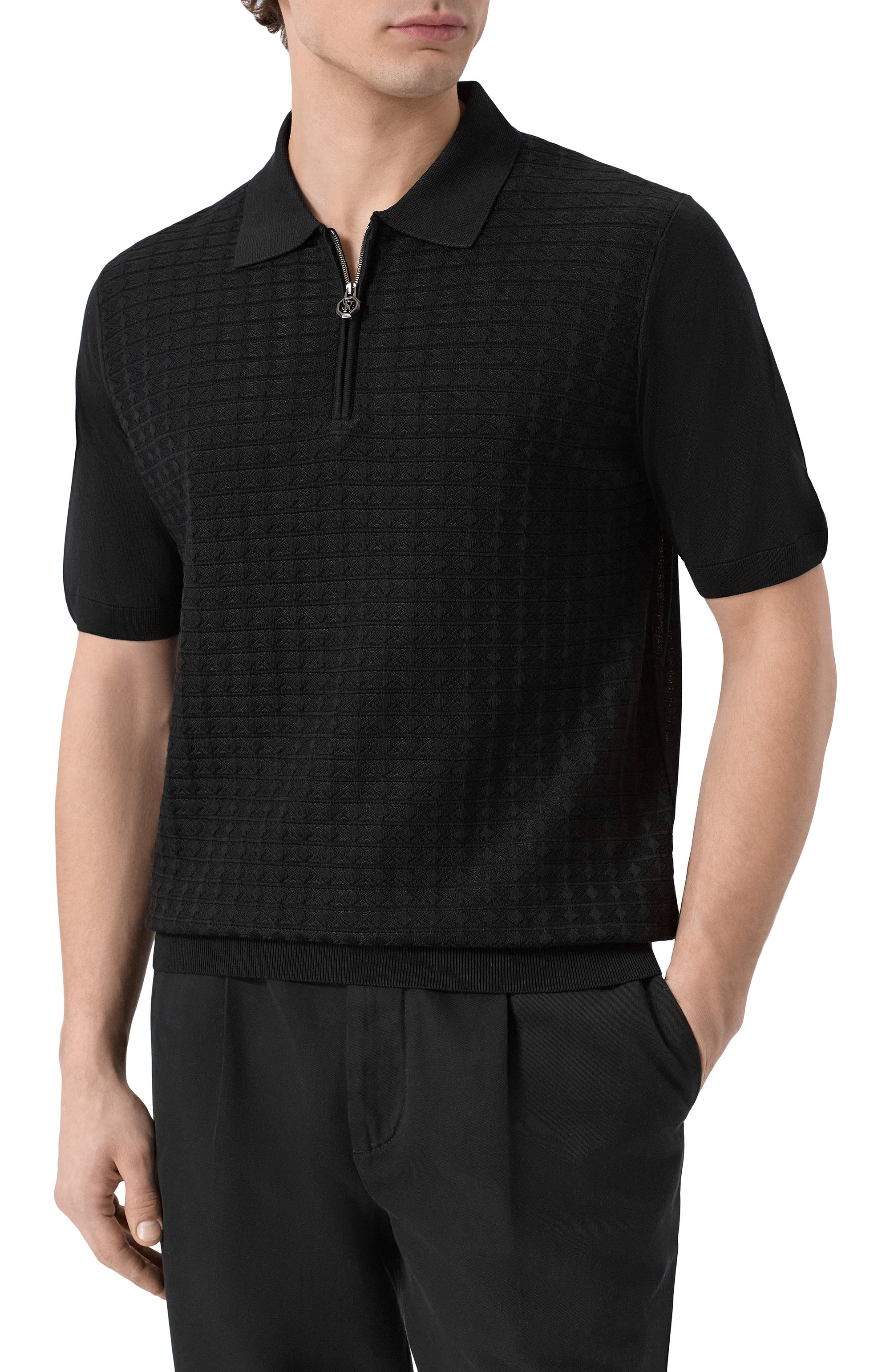 Поло из шелка и хлопка STEFANO RICCI, арт. K212038P31/F26194, фото 3