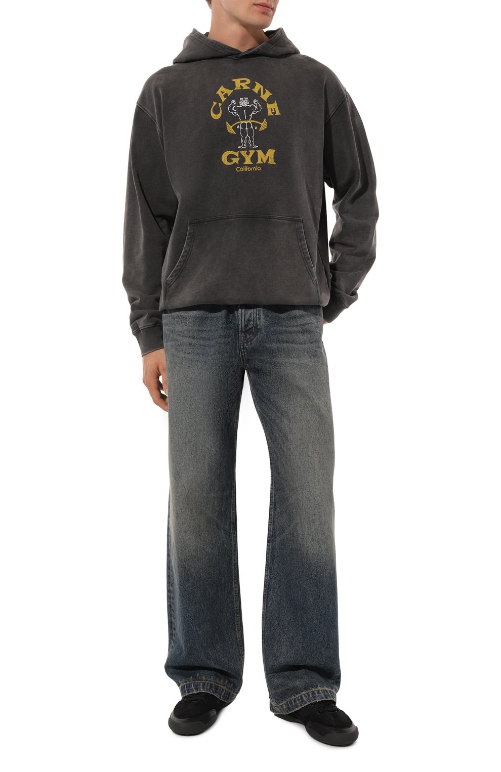 Хлопковое худи CARNE BOLLENTE, арт. SS24H0101, фото 2