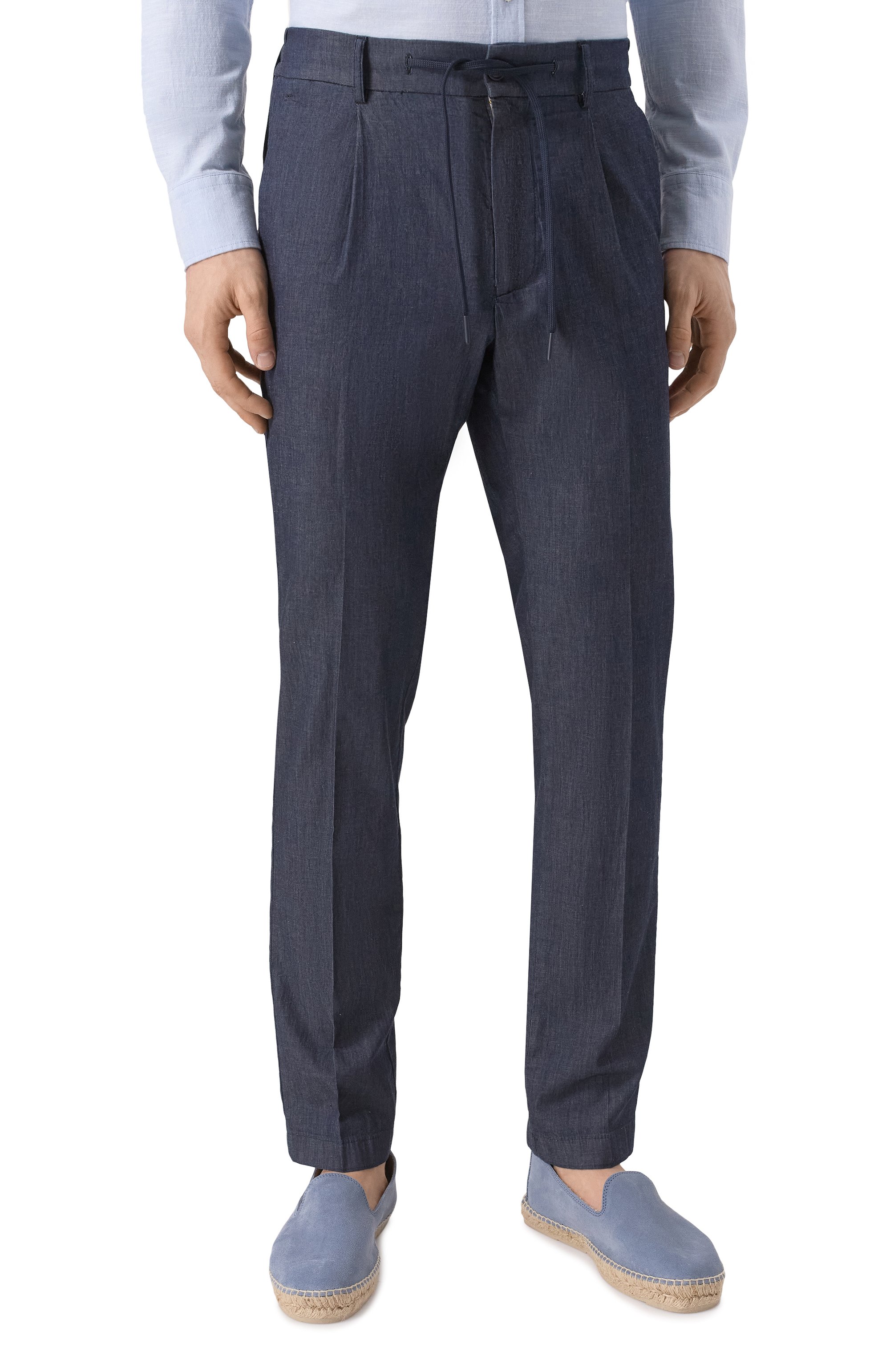 Хлопковые брюки BERWICH, арт. SPIAGGIA 1P GD/AL1717X, фото 3