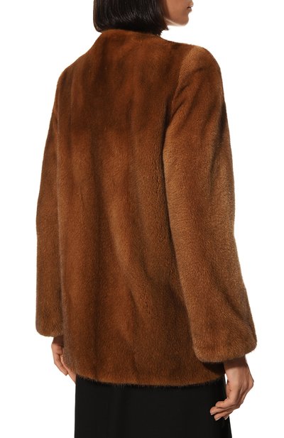 Шуба из меха норки GIULIA GURMAN, арт. J02214078, фото 4