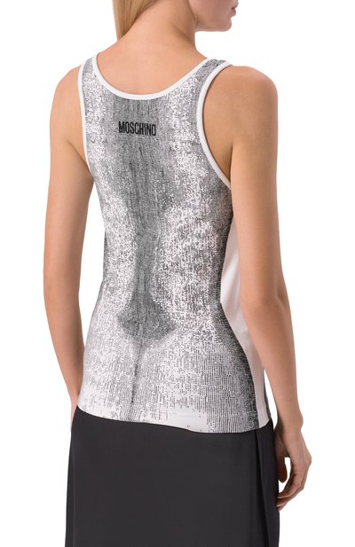 Хлопковая майка MOSCHINO, арт. A1206/0535, фото 4