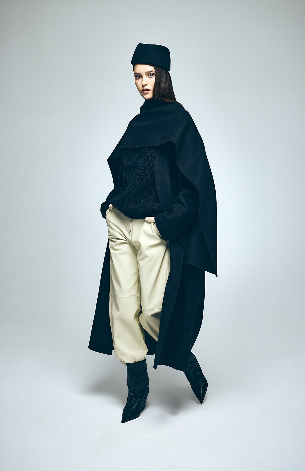 Кожаные брюки YVES SALOMON, арт. 24EYP201XXAPXX, фото 6