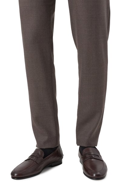 Кожаные пенни-лоферы plume BALLY, арт. MSF0G9/BU003, фото 3