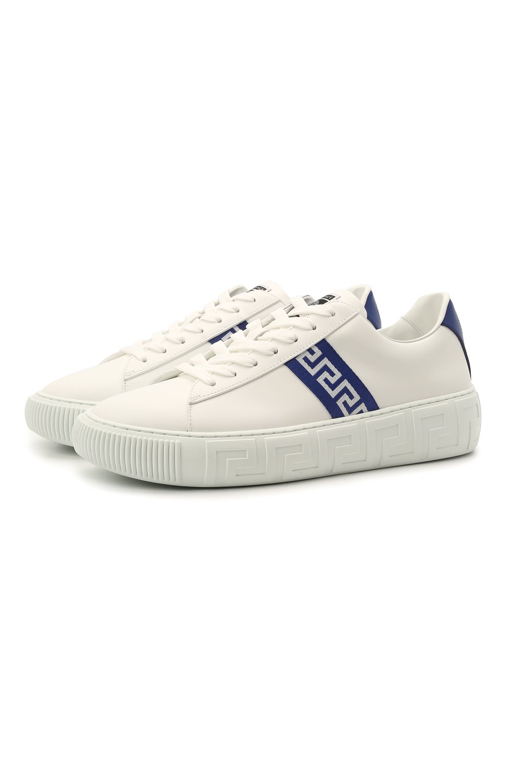 Кожаные кеды greca VERSACE, арт. DSU8404/1A00775, фото 1