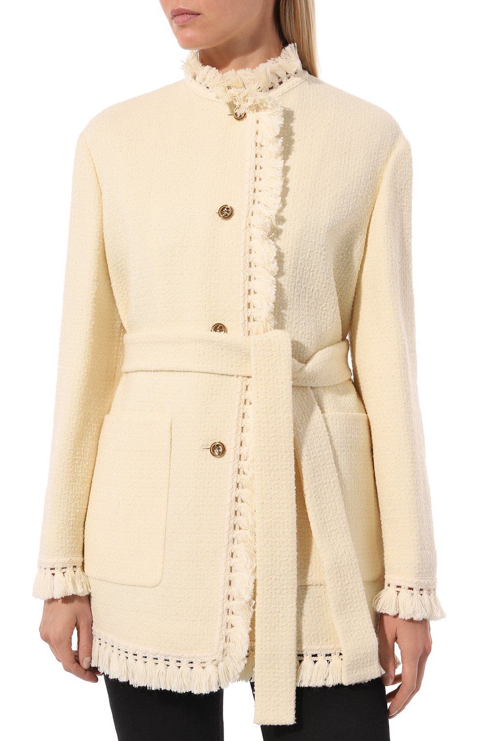 Шерстяной жакет GUCCI, арт. 643296 ZAF5V, фото 3