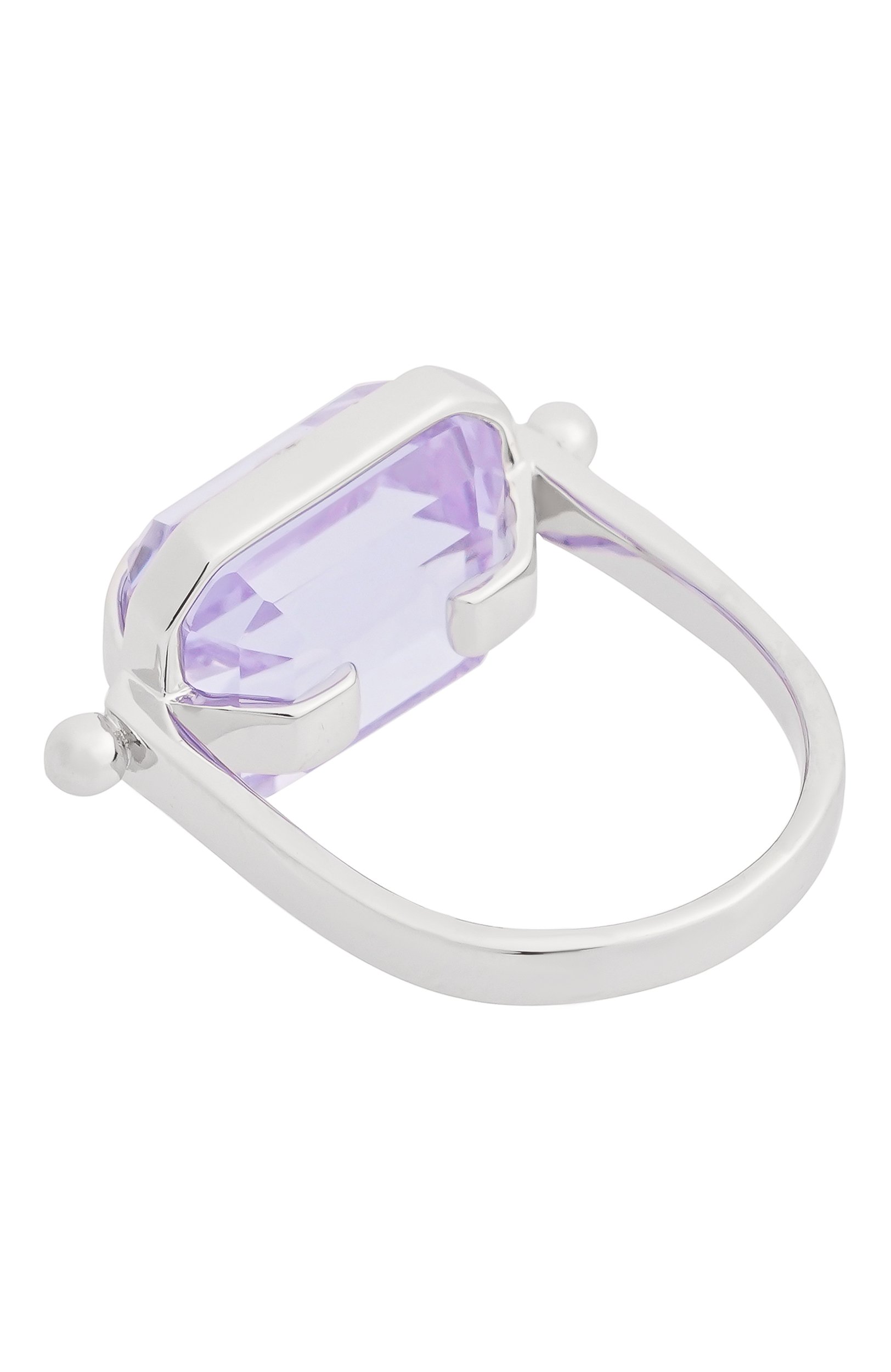Кольцо CRYSTALLINE JEWELLERY сиреневого цвета по цене 14550 руб., арт. 604W, фото 3 Кольцо CRYSTALLINE JEWELLERY, арт. 604W, фото 3