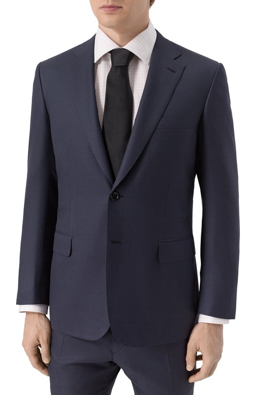 Шерстяной костюм Brioni RA008U-O1A4D Синий  RA008U-O1A4D Фото 4