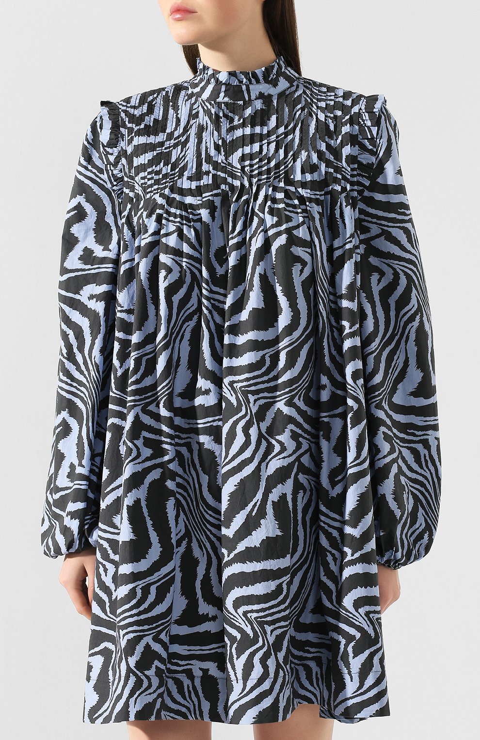 Хлопковое платье GANNI, арт. F4328, фото 3